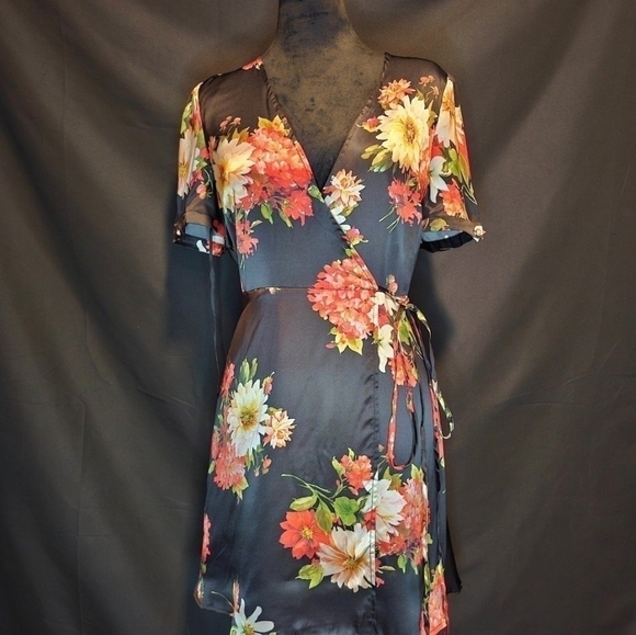NWT JNSQ Katalina Silk Dress 100% Mulberry Silk US Size 8 - Picture 1 of 11